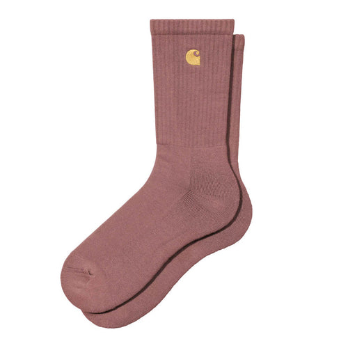 Carhartt WIP Chase Socks Dusky Pink/Gold