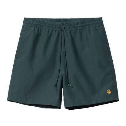 Carhartt WIP Chase Swim Trunks Botanic/Gold