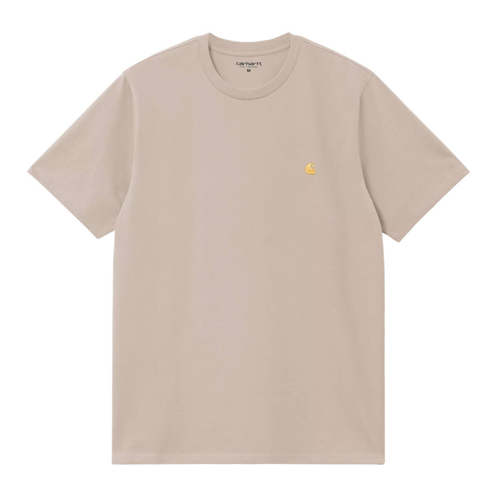 Carhartt WIP Chase T-Shirt Fleur De Sel/Gold