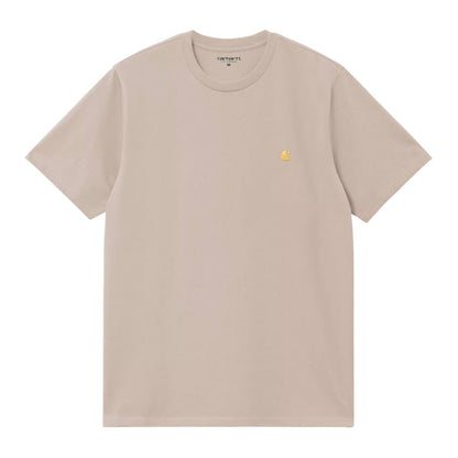 Carhartt WIP Chase T-Shirt Fleur De Sel/Gold
