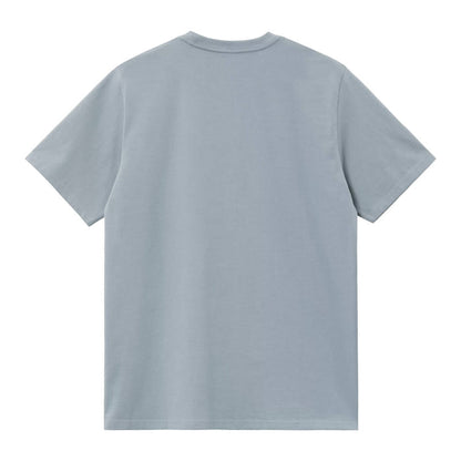 Carhartt WIP Chase T-Shirt Frosted Blue Gold