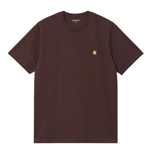 Carhartt WIP Chase T-Shirt Palisander Gold