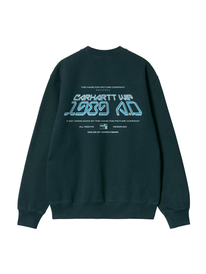 Carhartt WIP Greatest Flicks Sweat Crewneck Deep Lagoon