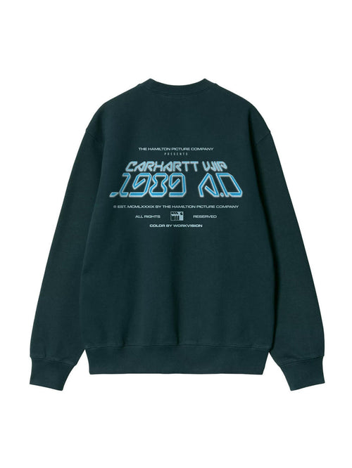 Carhartt WIP Greatest Flicks Sweat Crewneck Deep Lagoon
