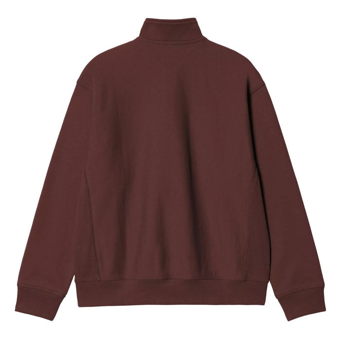 Carhartt WIP Half Zip American Script Crewneck Amarone