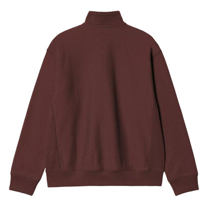 Carhartt WIP Half Zip American Script Crewneck Amarone