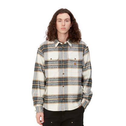 Carhartt WIP Hawkins Shirt Hawkins Check, Wax/Larch