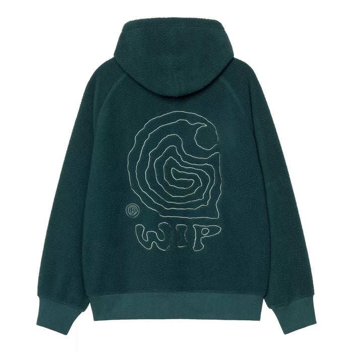 Carhartt WIP Helix Hodded Deep Lagoon/Silver Pine