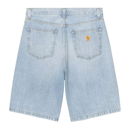 Carhartt WIP Landon Short Blue Heavy Worn Bleached