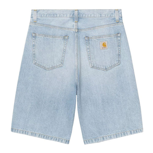 Carhartt WIP Landon Short Blue Heavy Worn Bleached