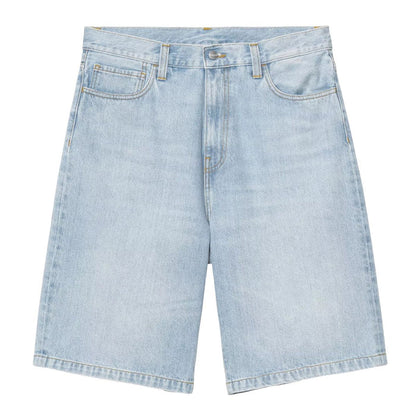 Carhartt WIP Landon Short Blue Heavy Worn Bleached