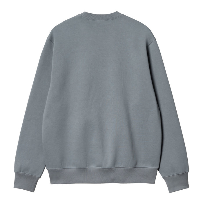 Carhartt WIP Logo Sweat Crewneck Dove Grey/Wax