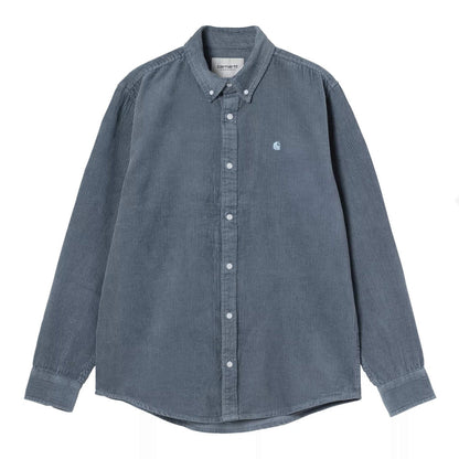Carhartt WIP Madison Cord Hemd Angelite