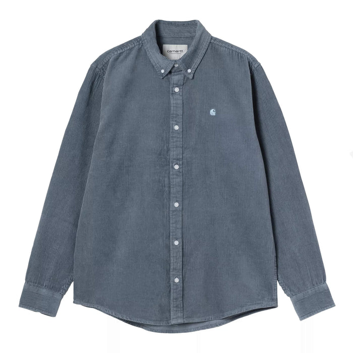 Carhartt WIP Madison Cord Hemd Angelite