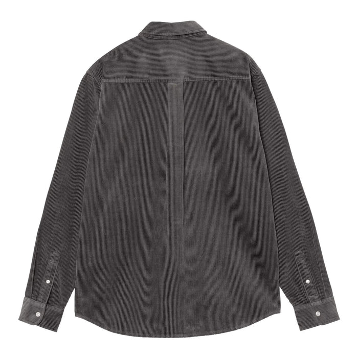 Carhartt WIP Madison Cord Hemd Graphite