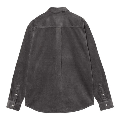 Carhartt WIP Madison Cord Hemd Graphite