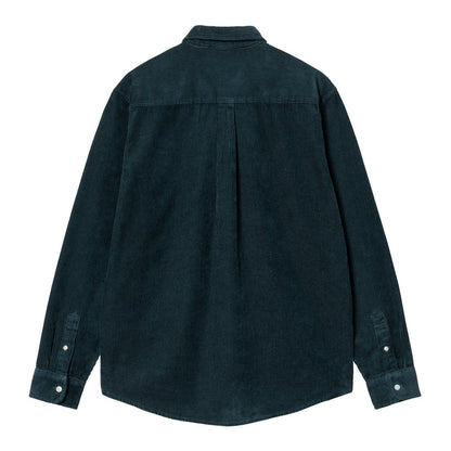 Carhartt WIP Madison Cord L/S Hemd Duck Blue Wax
