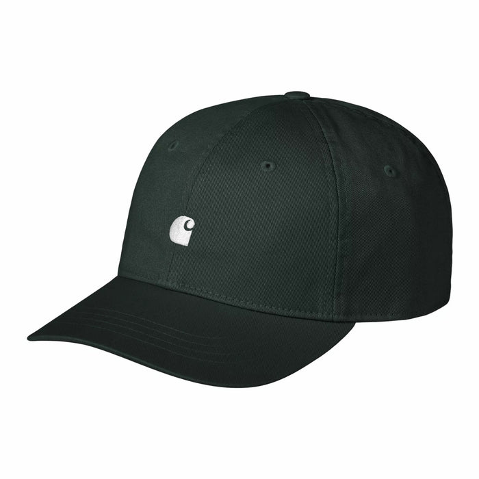 Carhartt WIP Madison Logo Cap Dark Scarab White