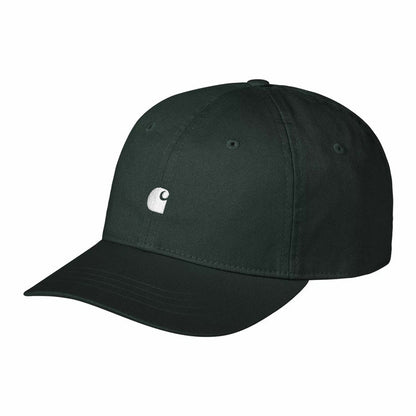 Carhartt WIP Madison Logo Cap Dark Scarab White