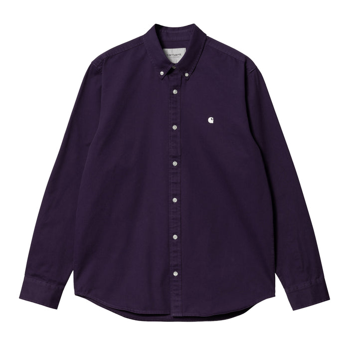 Carhartt WIP Madison Shirt Hemd Cassis Wax