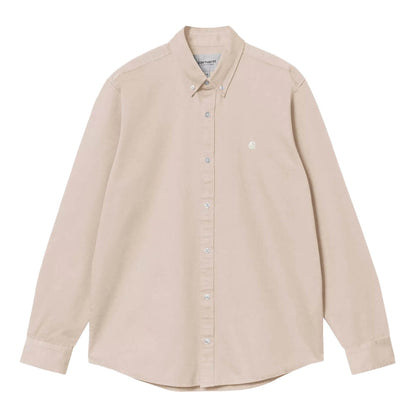 Carhartt WIP Madison Shirt Hemd Fleur De Sel Wax