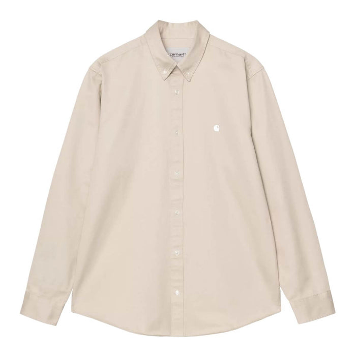 Carhartt WIP Madison Shirt Hemd Stone White