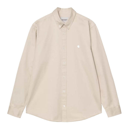Carhartt WIP Madison Shirt Hemd Stone White