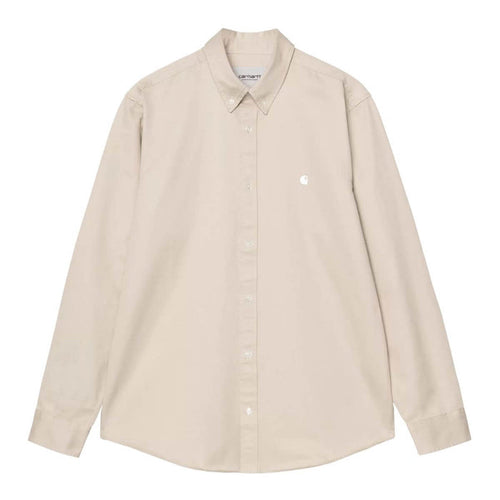 Carhartt WIP Madison Shirt Hemd Stone White