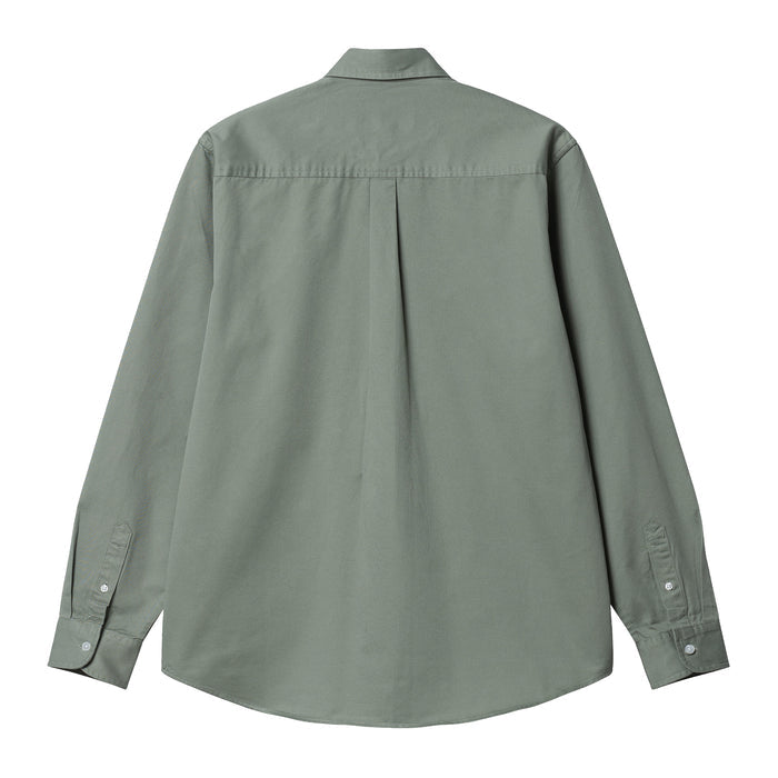 Carhartt WIP Madison Shirt Hemd Yucca/White
