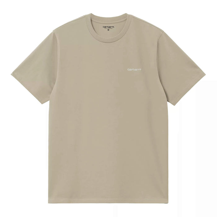 Carhartt WIP Script Embroidery T-Shirt Barchan/White