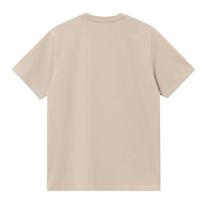 Carhartt WIP Script Embroidery T-Shirt Fleur De Sel/Black