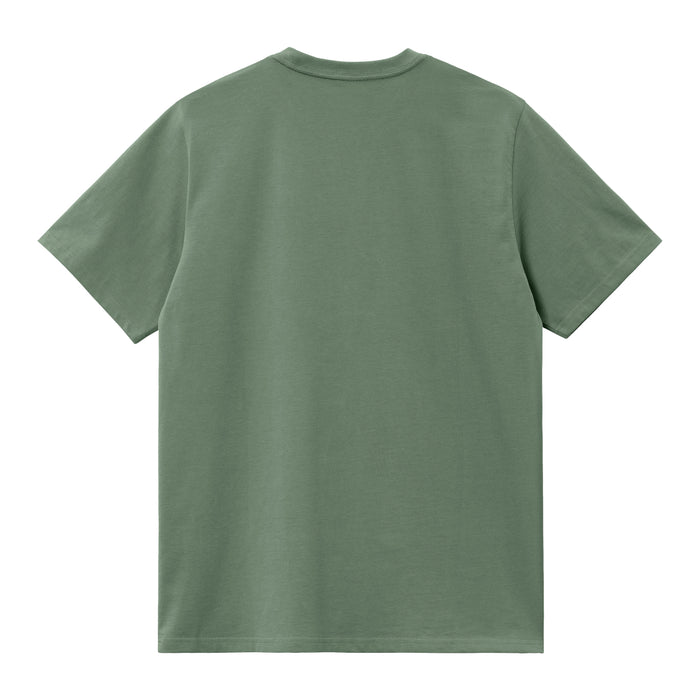 Carhartt WIP Script Embroidery T-Shirt Park / White