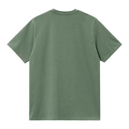 Carhartt WIP Script Embroidery T-Shirt Park / White