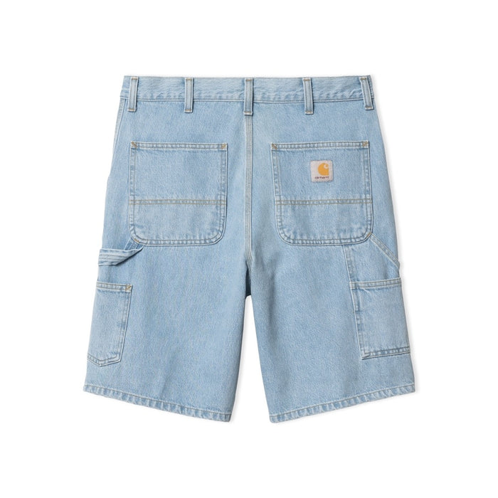 Carhartt WIP Single Knee Short Blue Heavy Stone Wash