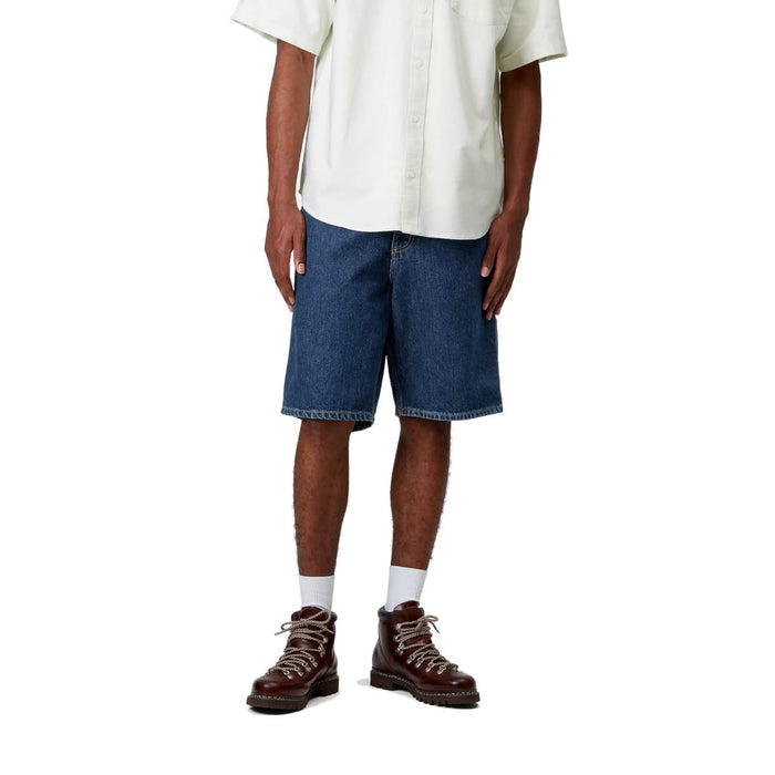 Carhartt WIP Single Knee Short Blue Stone Washed
