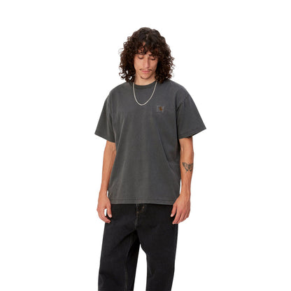 Carhartt WIP S/S Nelson T-Shirt Charcoal Garment Dyed