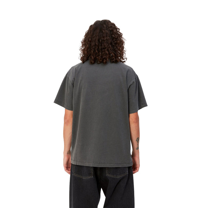 Carhartt WIP S/S Nelson T-Shirt Charcoal Garment Dyed