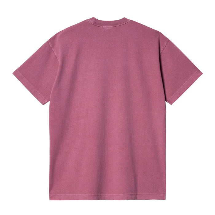 Carhartt WIP S/S Nelson T-Shirt Magenta Garment Dyed