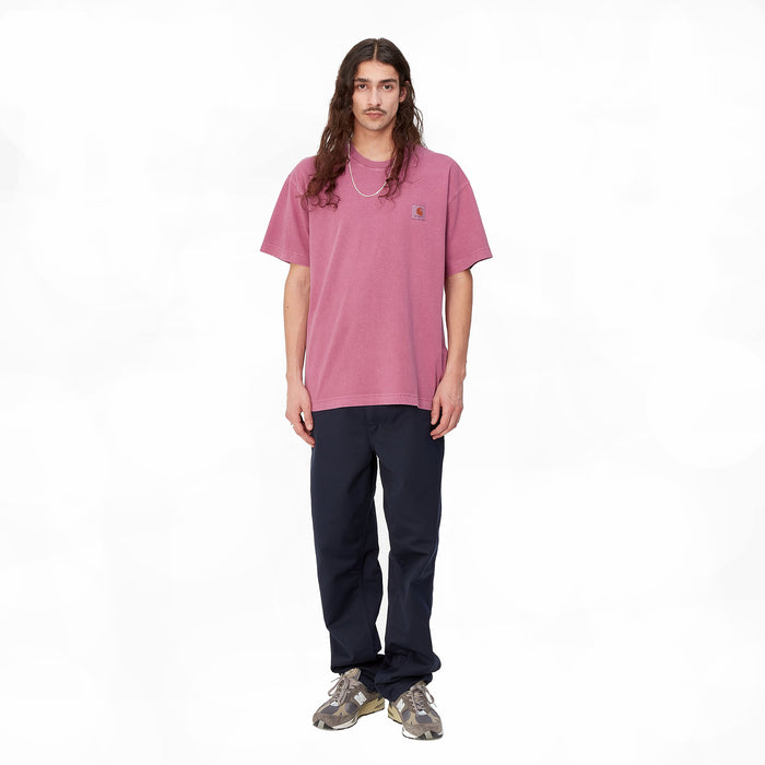 Carhartt WIP S/S Nelson T-Shirt Magenta Garment Dyed