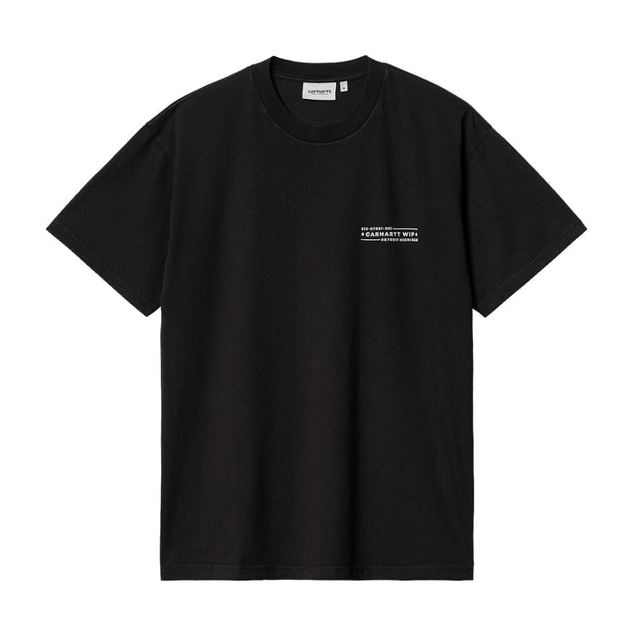 Carhartt WIP S/S Stamp T-Shirt Black/White