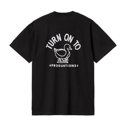 Carhartt WIP S/S Stamp T-Shirt Black/White