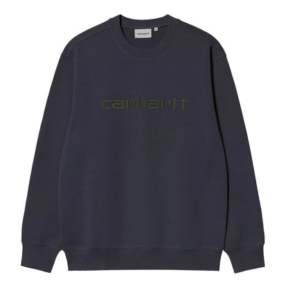 Carhartt WIP Sweat Crewneck Dark Navy/Dark Scarab