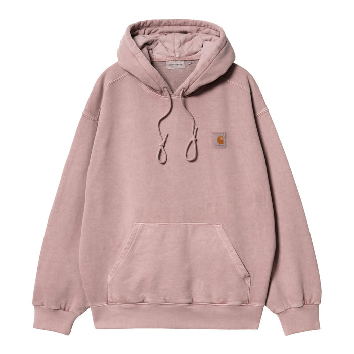 Carhartt WIP Vista Sweat Hoodie Glassy Pink Garment Dyed