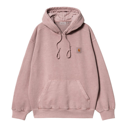 Carhartt WIP Vista Sweat Hoodie Glassy Pink Garment Dyed