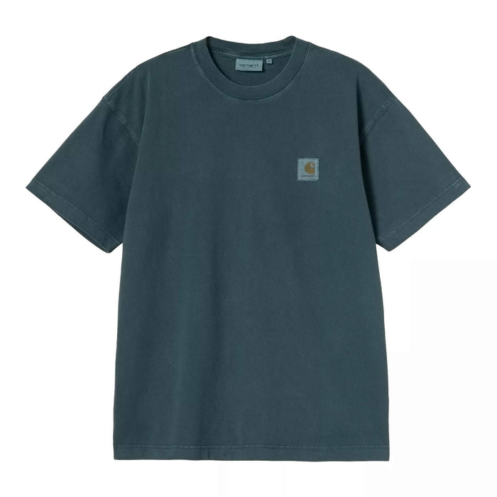 Carhartt WIP Vista T-Shirt Deep Lagoon Garment Dyed