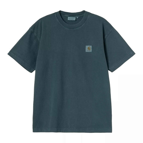 Carhartt WIP Vista T-Shirt Deep Lagoon Garment Dyed