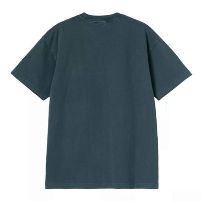 Carhartt WIP Vista T-Shirt Deep Lagoon Garment Dyed