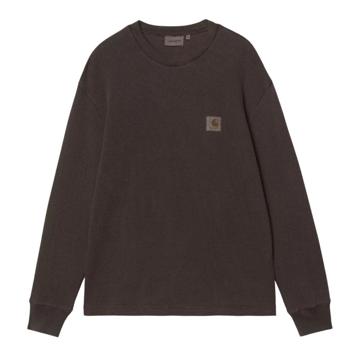 Carhartt WIP Waffle Vista Longsleeve Tobacco Garment Dyed