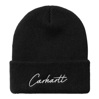 Carhartt WIP Watcher Beanie Black White