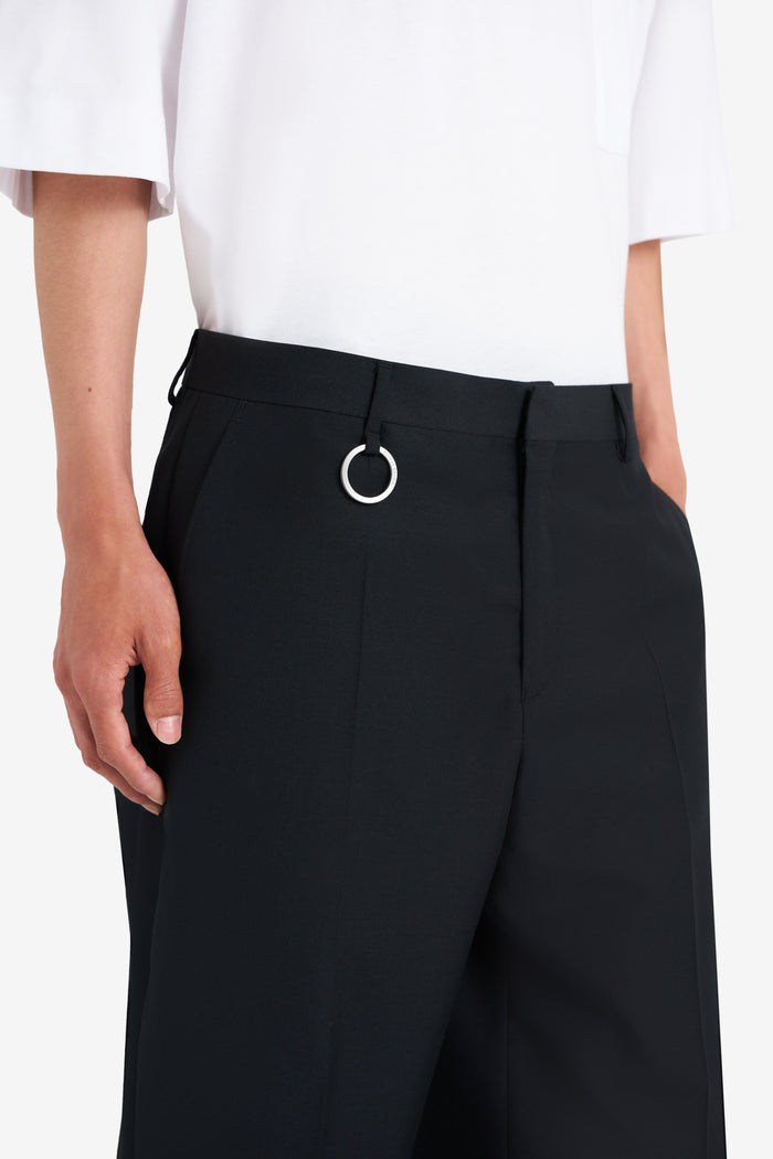 ETUDES STUDIO CARROT SUIT PANT BLACK 4